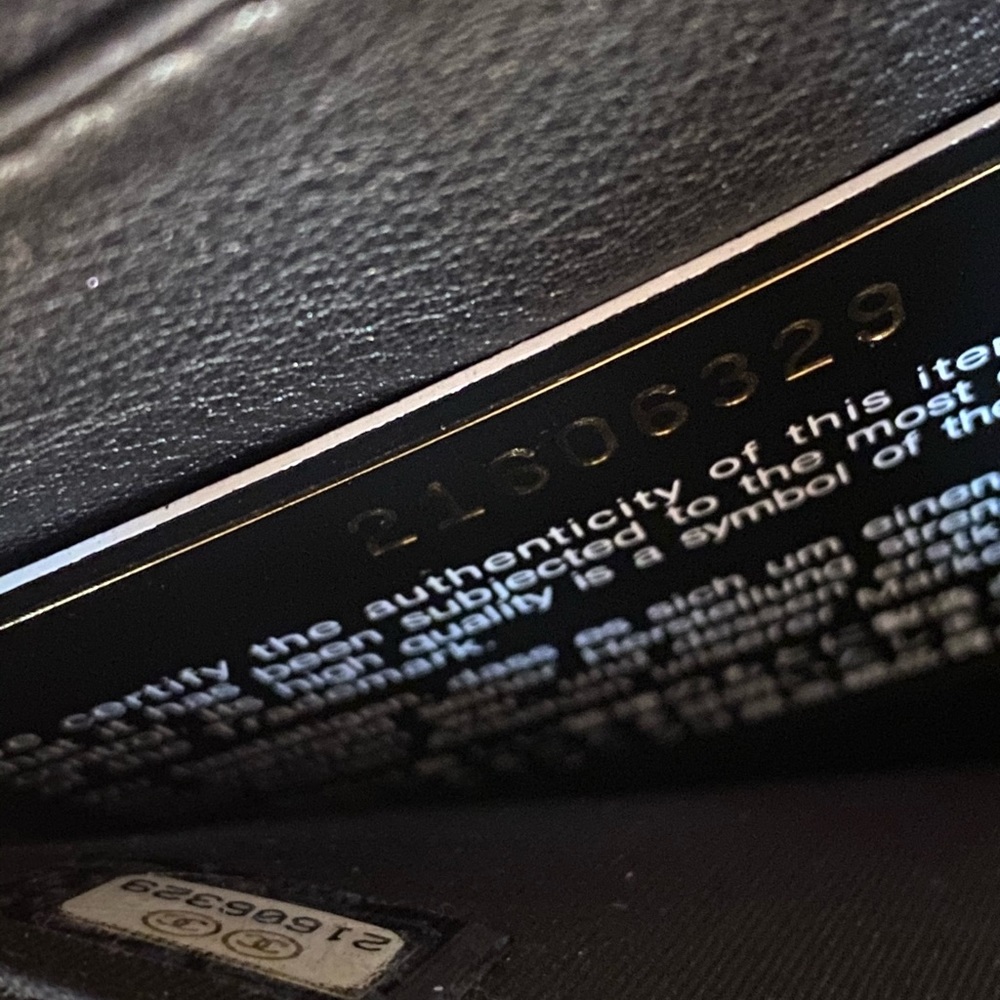 SOLD. Chanel boy wallet on chain woc - Picture 8 of 9